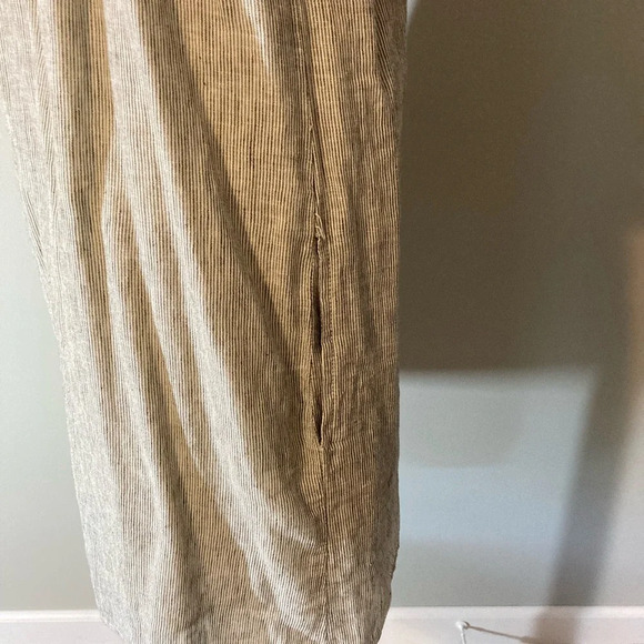 Beachlunchlounge Linen One Shoulder Dress M - Picture 9 of 14